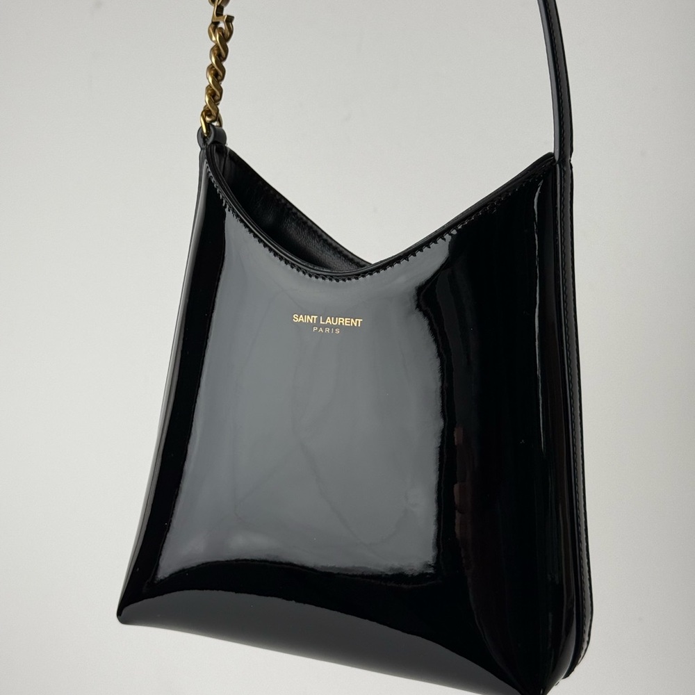 Saint Laurent Black Patent Leather Women's Bag